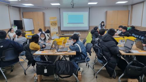 사회성발달 프로그램 ‘사회성 UP! AI와 함께 성장하기’ - 4회기 교육모습3